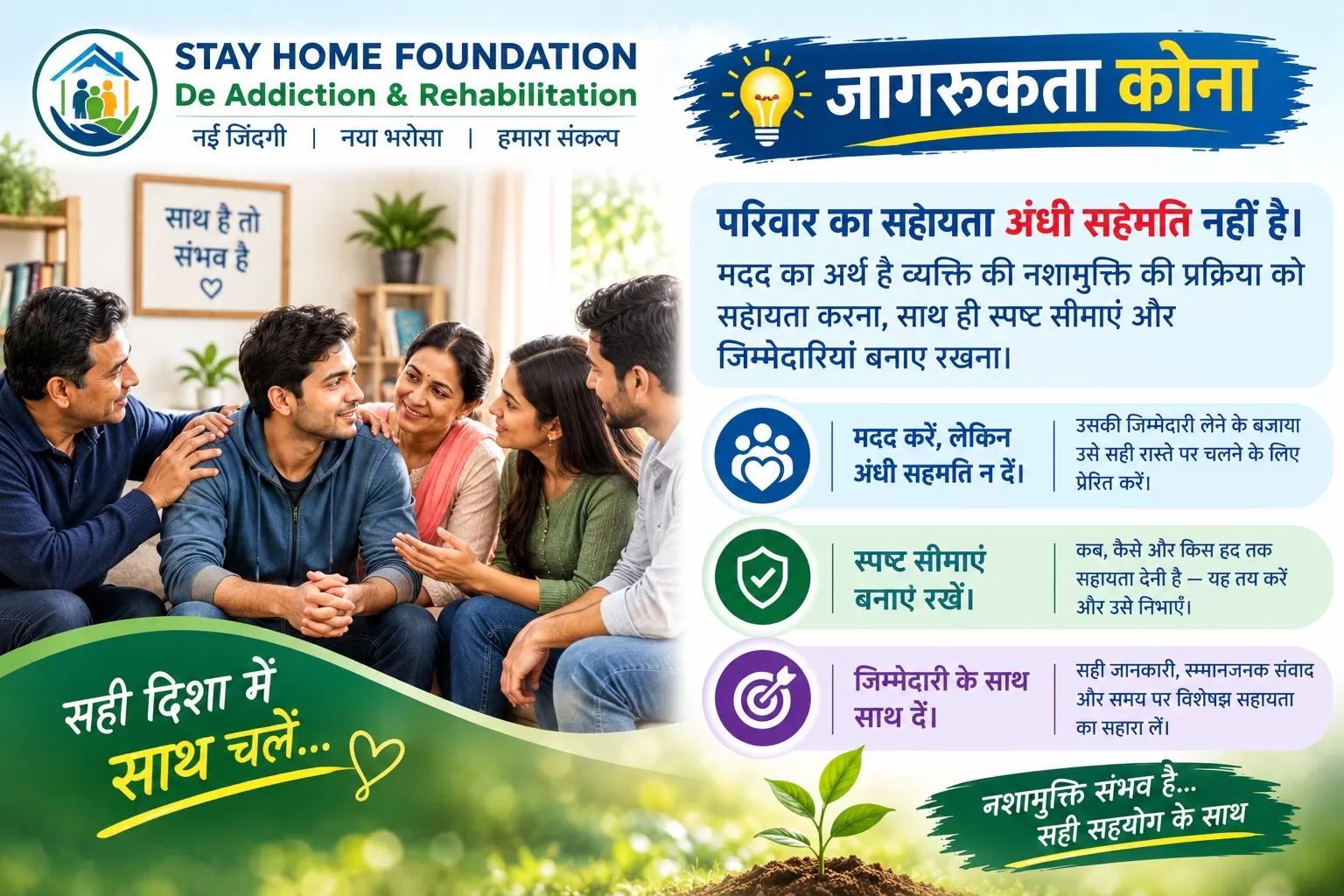 अम्हेरा नशा मुक्ति जागरूकता और परिवार सहायता